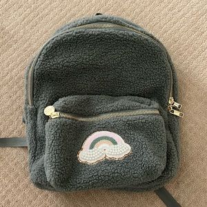 Stoney clover lane moss Sherpa backpack